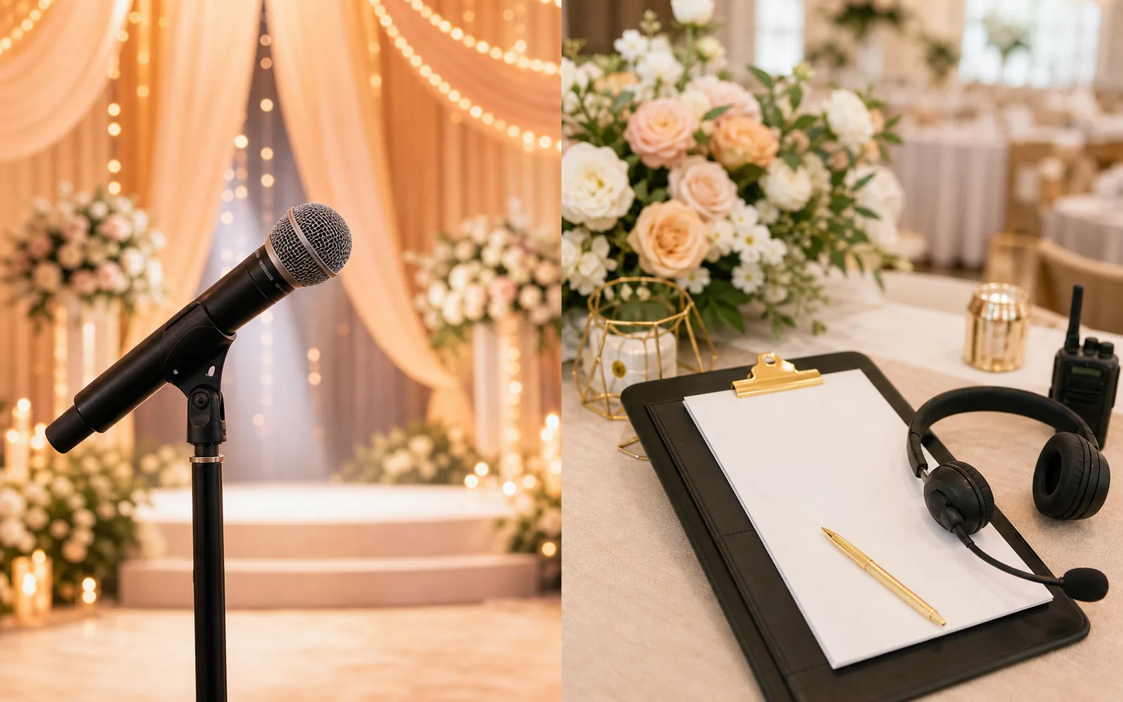Wedding Emcee vs Event Coordinator